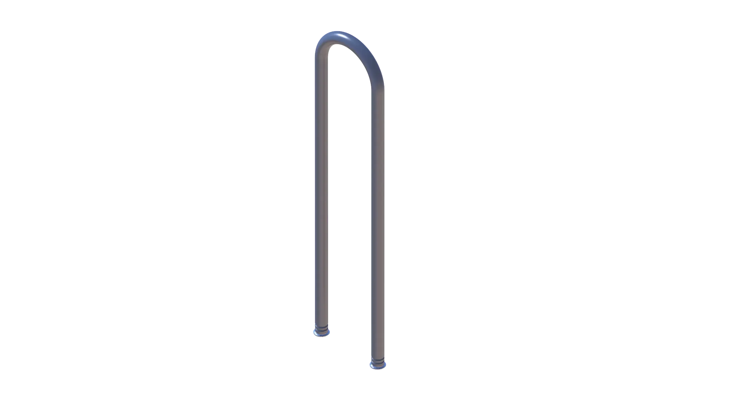 Arco baranda curva normal para escaleras metálicas