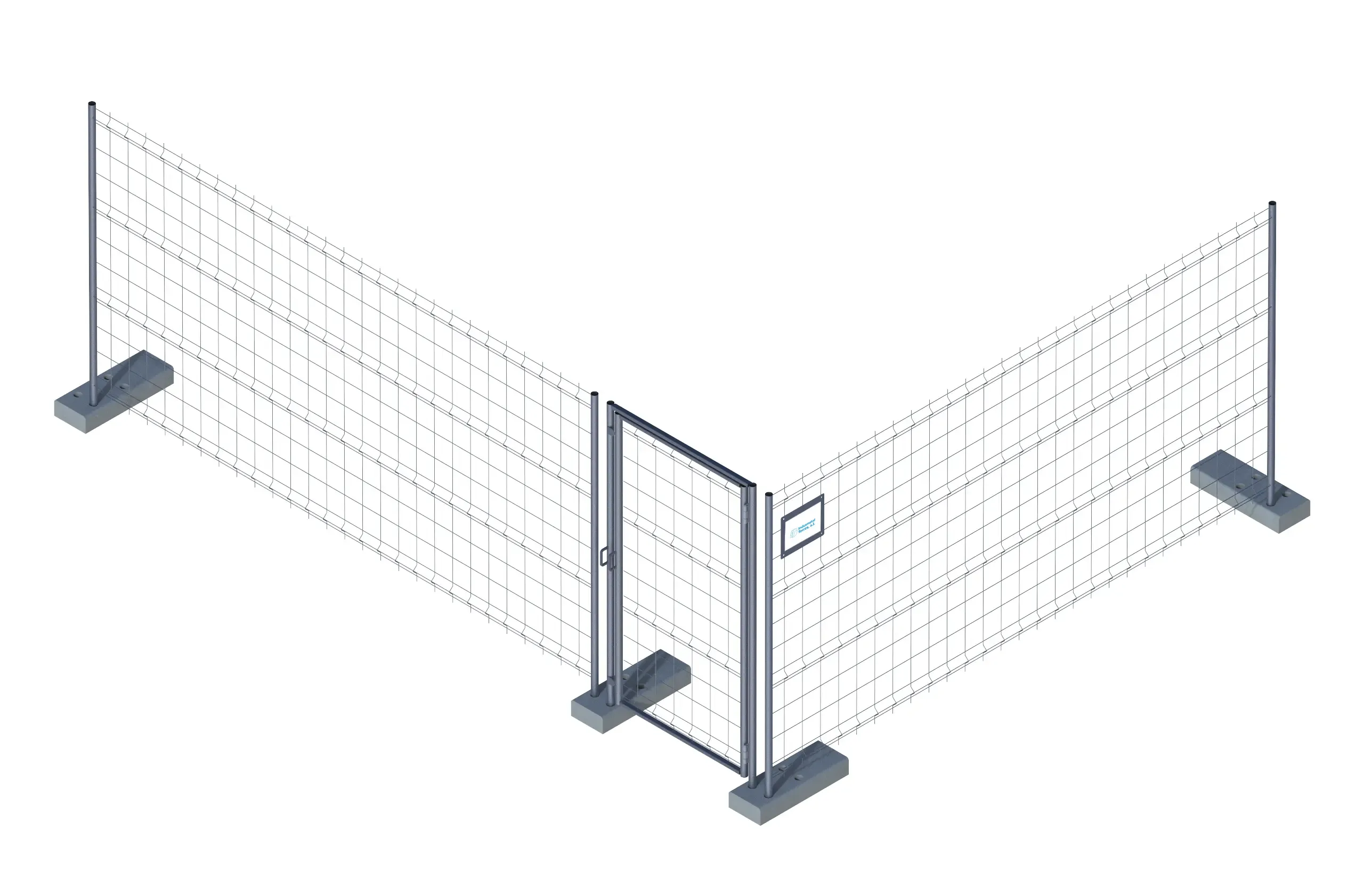 Accesorios para instalación de vallas móviles 